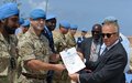 Uniformed UN personnel honored for distinguished service