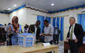 SRSG Keating observes voting in Baidoa, terms electoral process orderly and well organized