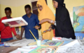 One brush stroke at a time: Vibrant Puntland artist guides young talents