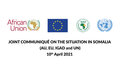 Joint Communiqué on the situation in Somalia (AU, EU, IGAD and UN)