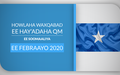 Howlaha wax-qabad ee Hay’adaha QM ee Soomaaliya  ee Febraayo 2020